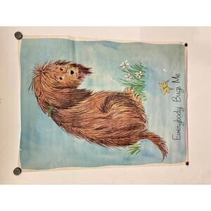 Vintage Fran Mar Everybody Bugs Me Dog Poster